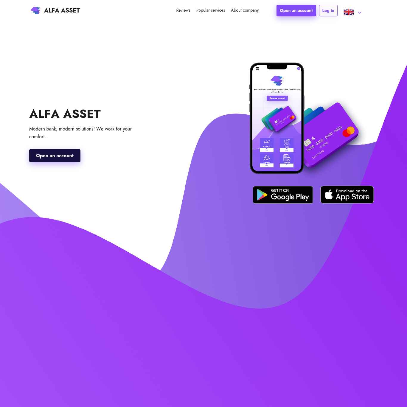 Скриншот сайта alfasset.com