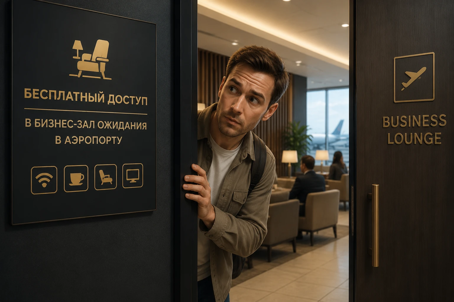 Бесплатный доступ в бизнес-зал
