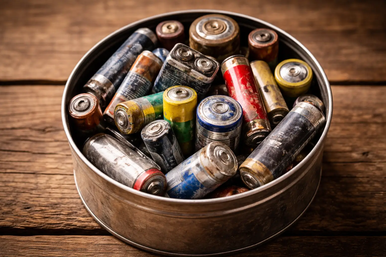 Старые батарейки